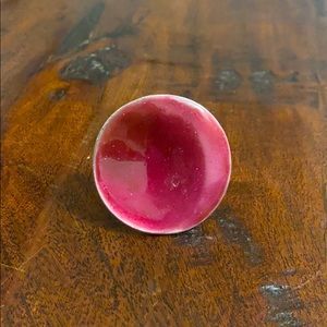 Ikita pink oval ring